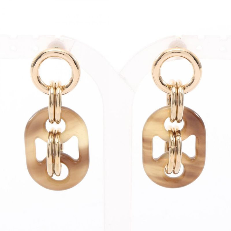 Hermes Earrings Eurydice PM Gold Gray