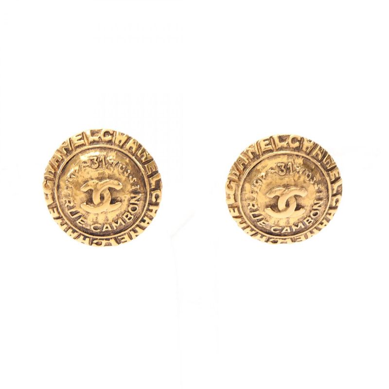 Chanel Earrings CC Logo