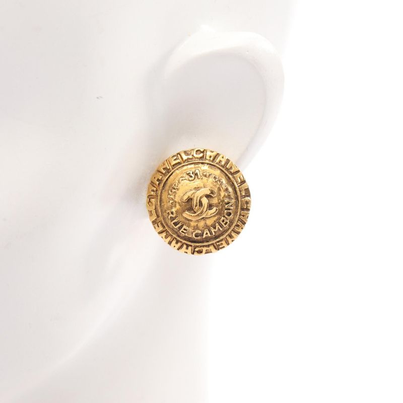 Chanel Earrings CC Logo