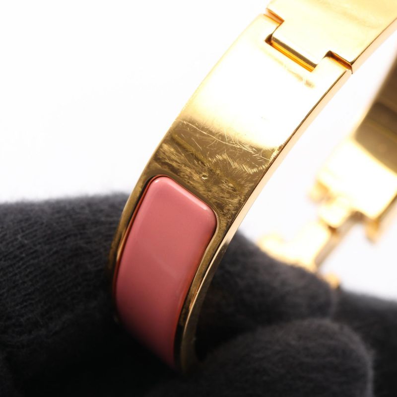 Hermes Bangle Click PM Gold Pink