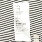Celine Triomphe Embroidery Silk Cotton Shirt Gray White