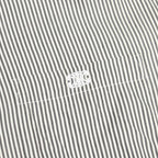 Celine Triomphe Embroidery Silk Cotton Shirt Gray White