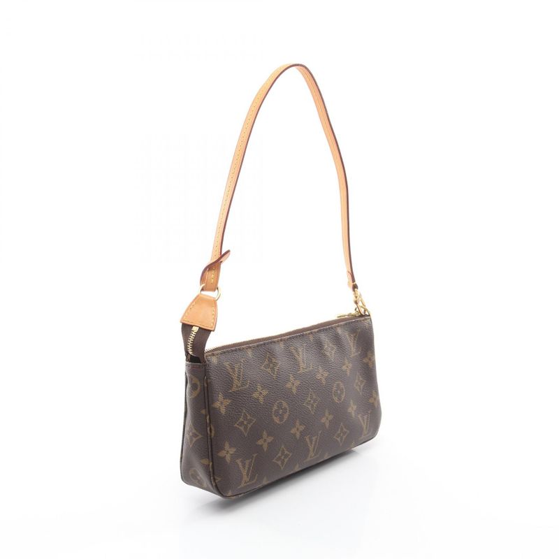 Louis Vuitton Handbag Pochette Canvas Leather