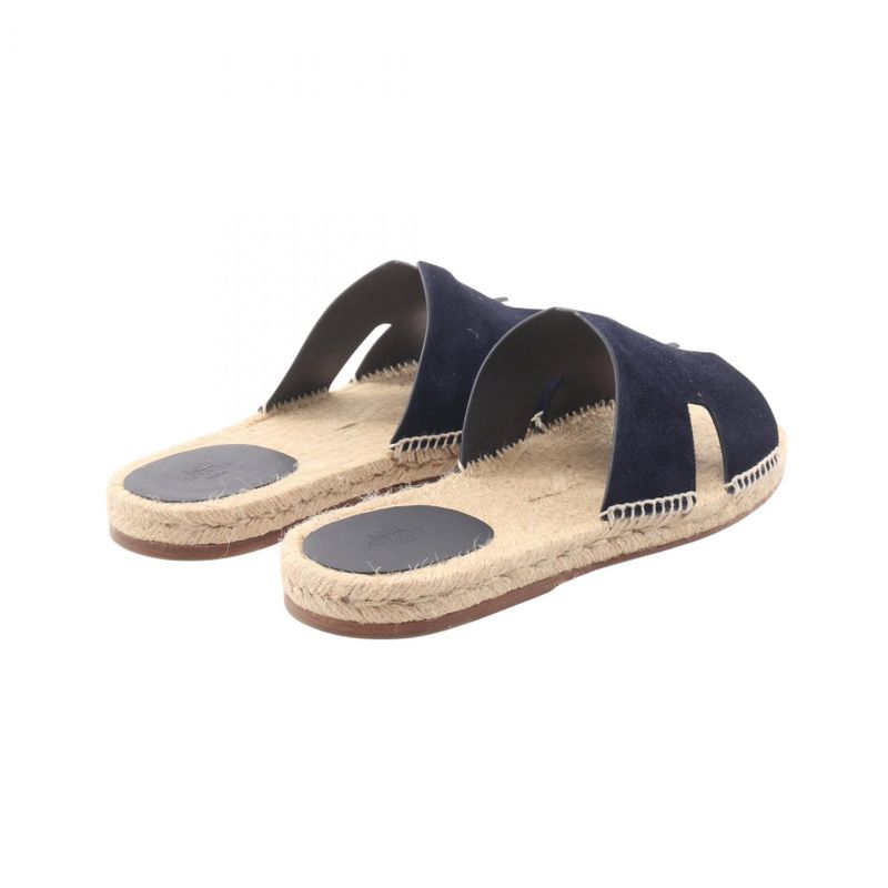 Hermes Sandals Antigua Beige Navy