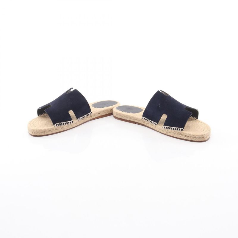 Hermes Sandals Antigua Beige Navy