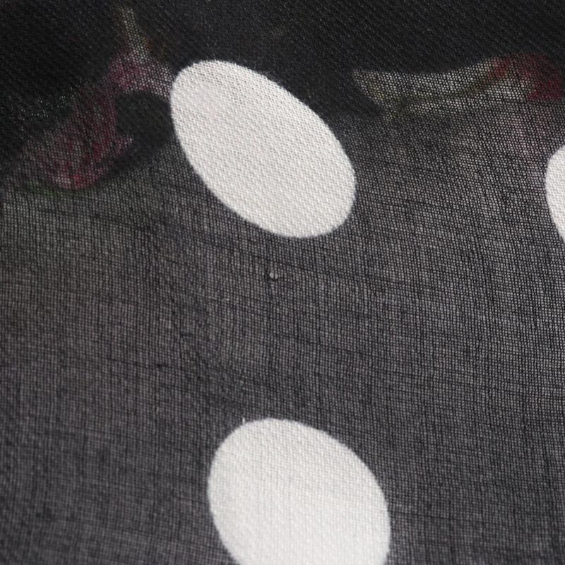 Dolce & Gabbana Shawl Cashmere Black Multicolor