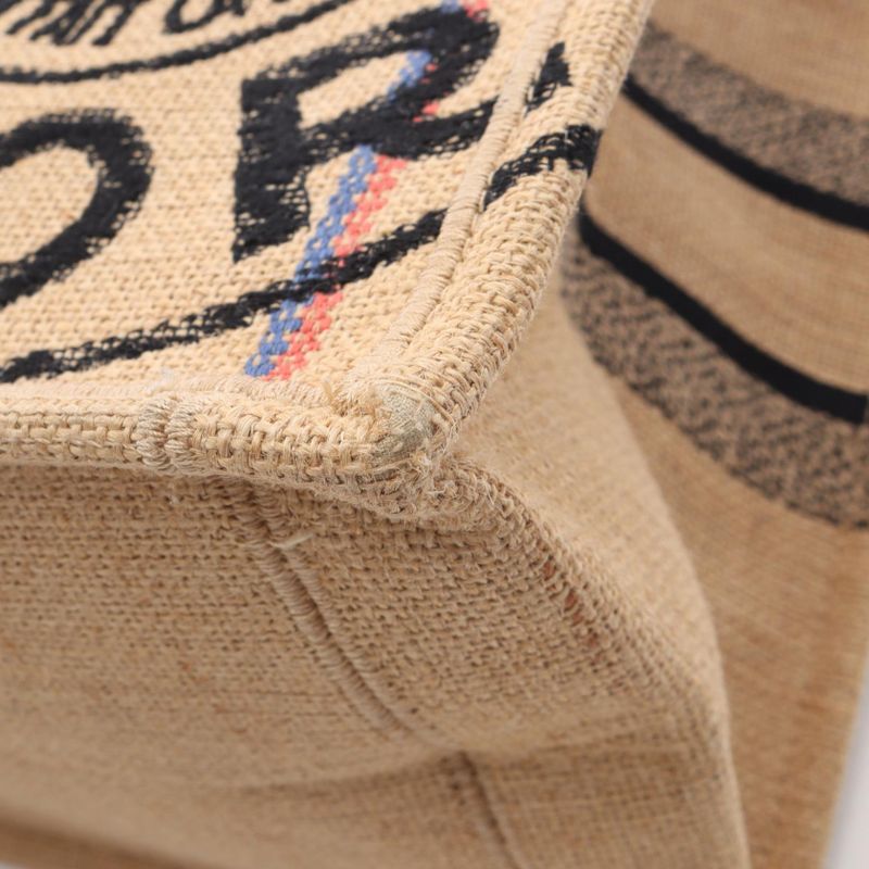 Dior Tote Book Natural Black Beige Multicolor
