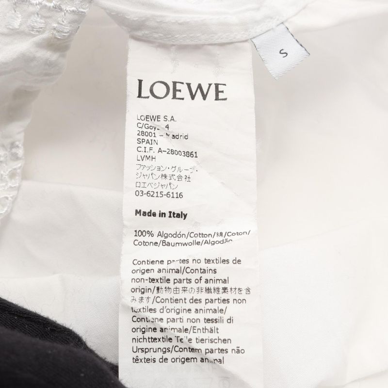 Loewe Cotton Shirt Top White