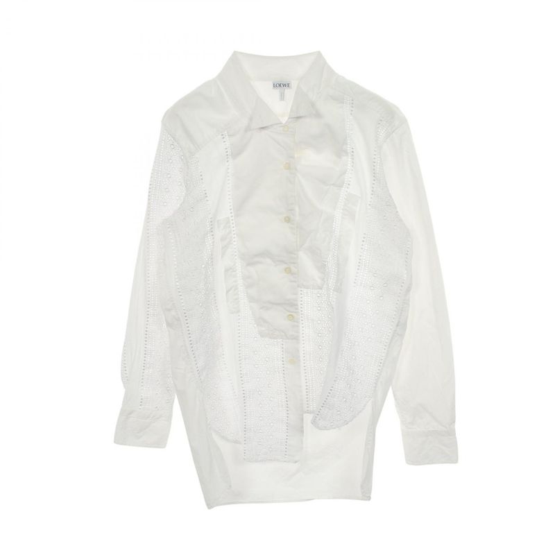 Loewe Cotton Shirt Top White