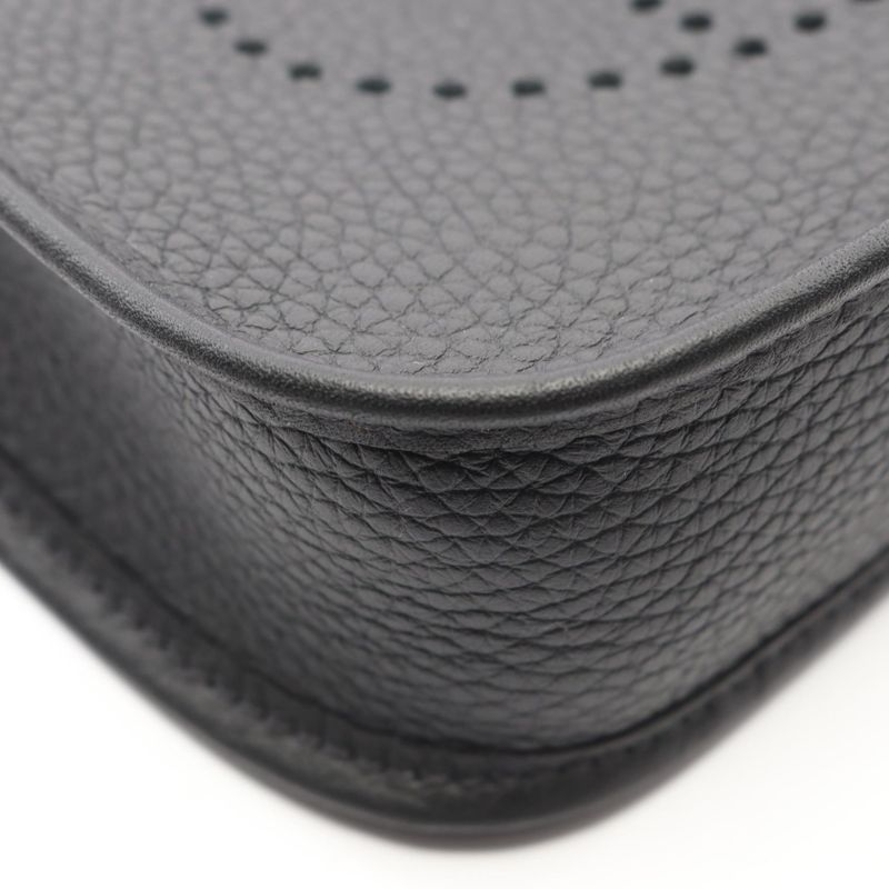 Hermes Shoulder Bag Evelyne TPM Amazon Black Leather TPM