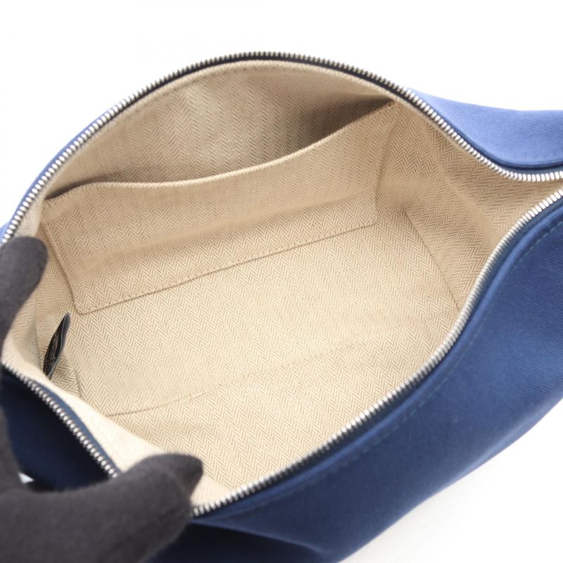 Hermes Handbag Brid-a-brac PM Blue Marine Canvas Bric-a-Brac Marine Green