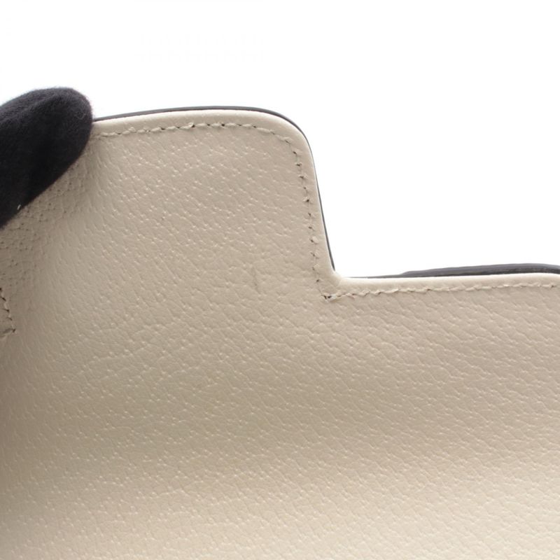 Gucci Shoulder Bag Adidas Horsebit White Black Leather