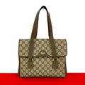 Gucci Vintage GG Logo Pattern Leather