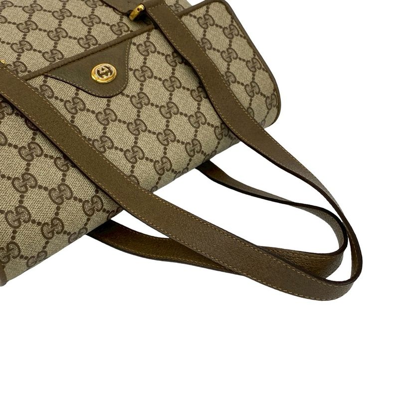 Gucci Vintage GG Logo Pattern Leather