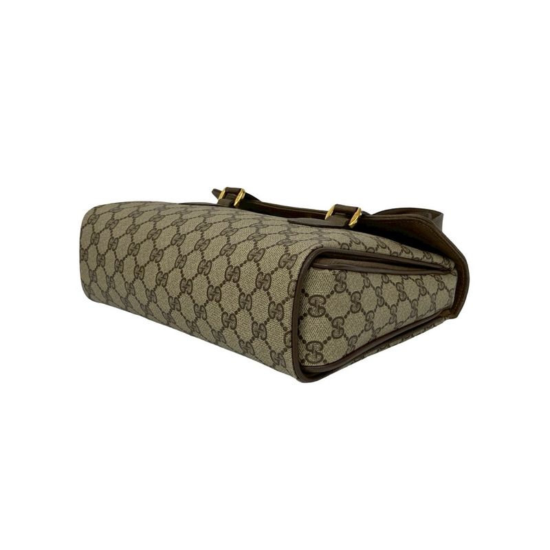 Gucci Vintage GG Logo Pattern Leather