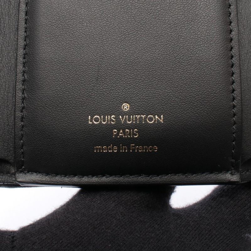 Louis Vuitton Trifold Wallet Portefeuille Capucines Compact Flower Quilted