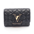 Louis Vuitton Trifold Wallet Portefeuille Capucines Compact Flower Quilted