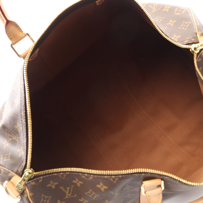 Louis Vuitton Boston Bag Keepall Bandouliere 50 Canvas Leather