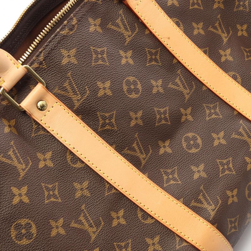 Louis Vuitton Boston Bag Keepall Bandouliere 50 Canvas Leather