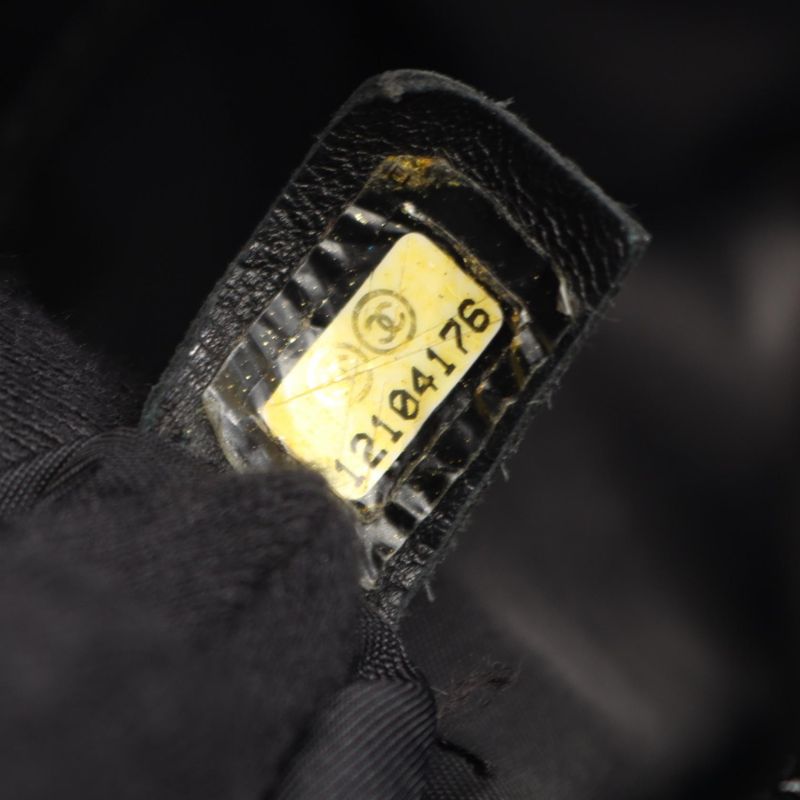Chanel Tote Paris Biarritz PM Black Canvas Leather