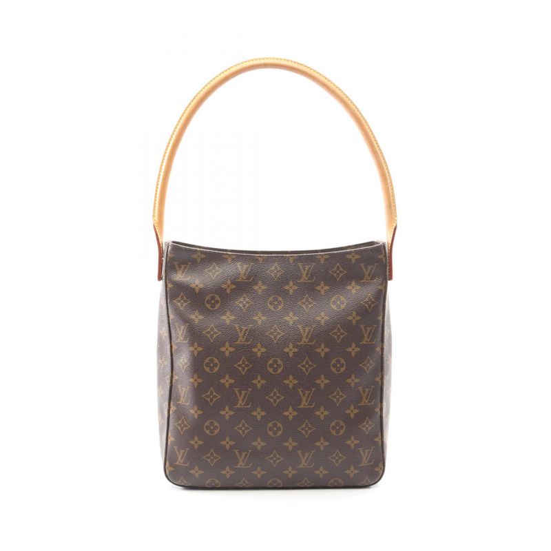 Louis Vuitton Shoulder Bag Looping GM Canvas Leather