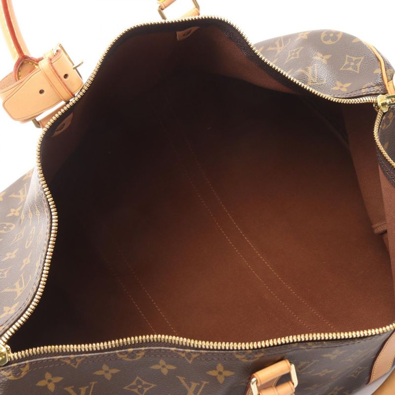 Louis Vuitton Boston Bag Keepall Bandouliere 50 Canvas Leather