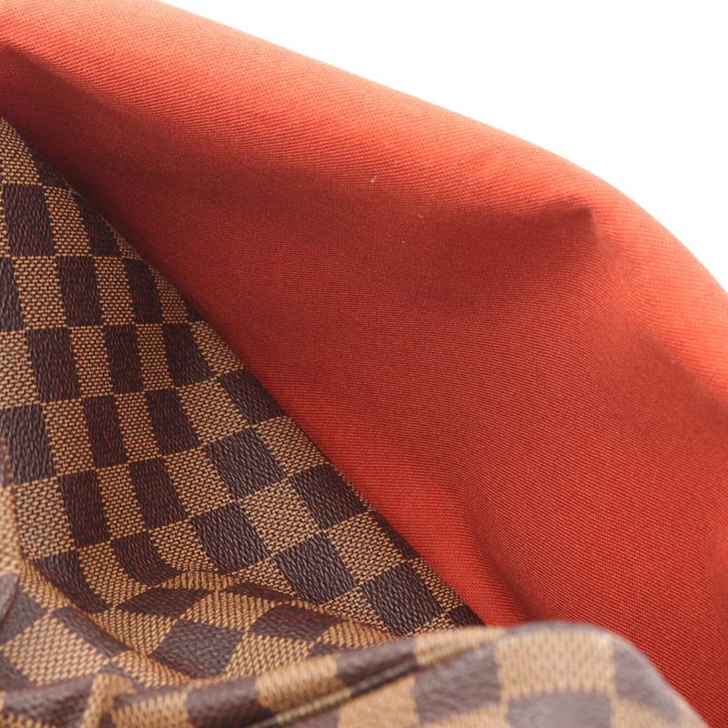 Louis Vuitton Shoulder Bag Naviglio Canvas Leather Ebene Brown