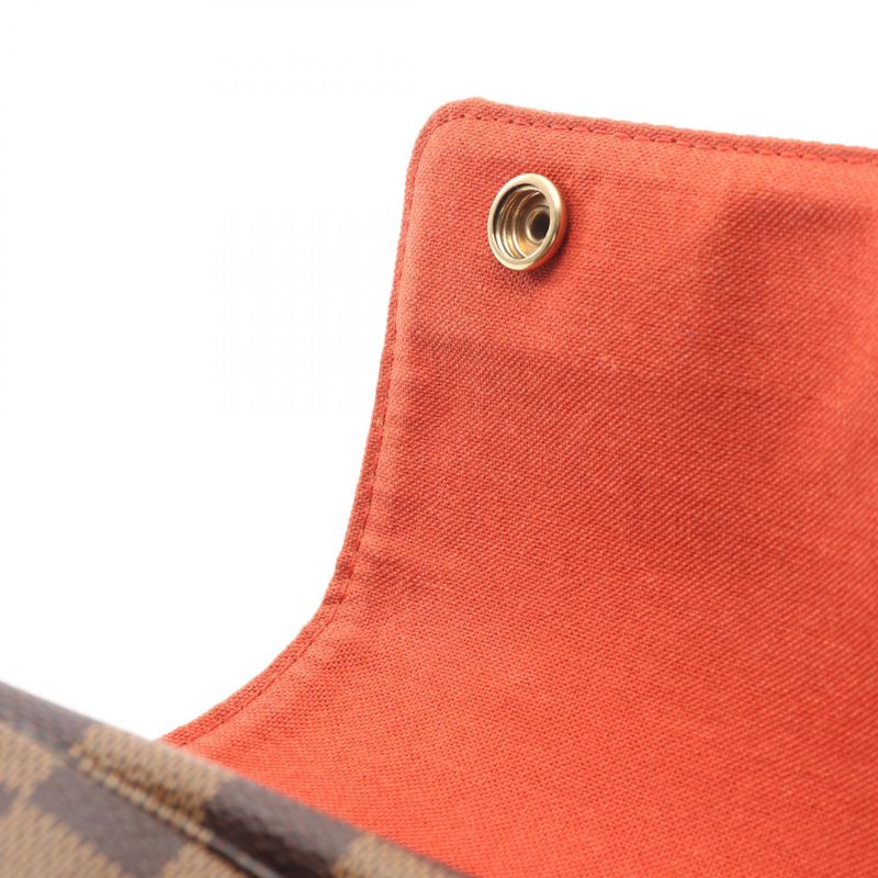 Louis Vuitton Shoulder Bag Naviglio Canvas Leather Ebene Brown