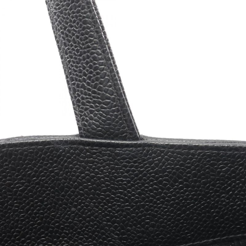 Chanel Tote Quilted Black Leather