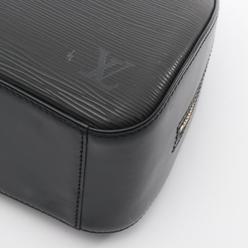 Louis Vuitton Handbag Jasmine Noir Black Leather