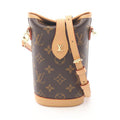 Louis Vuitton Shoulder Bag Fold Me Pouch Canvas Leather