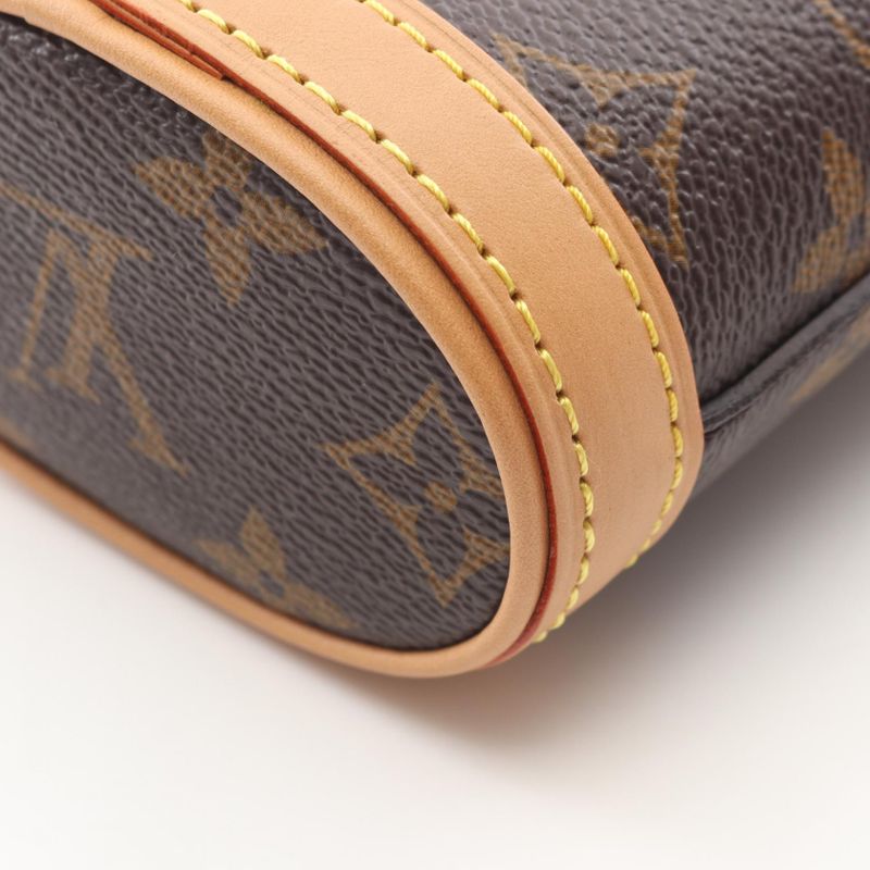 Louis Vuitton Shoulder Bag Fold Me Pouch Canvas Leather