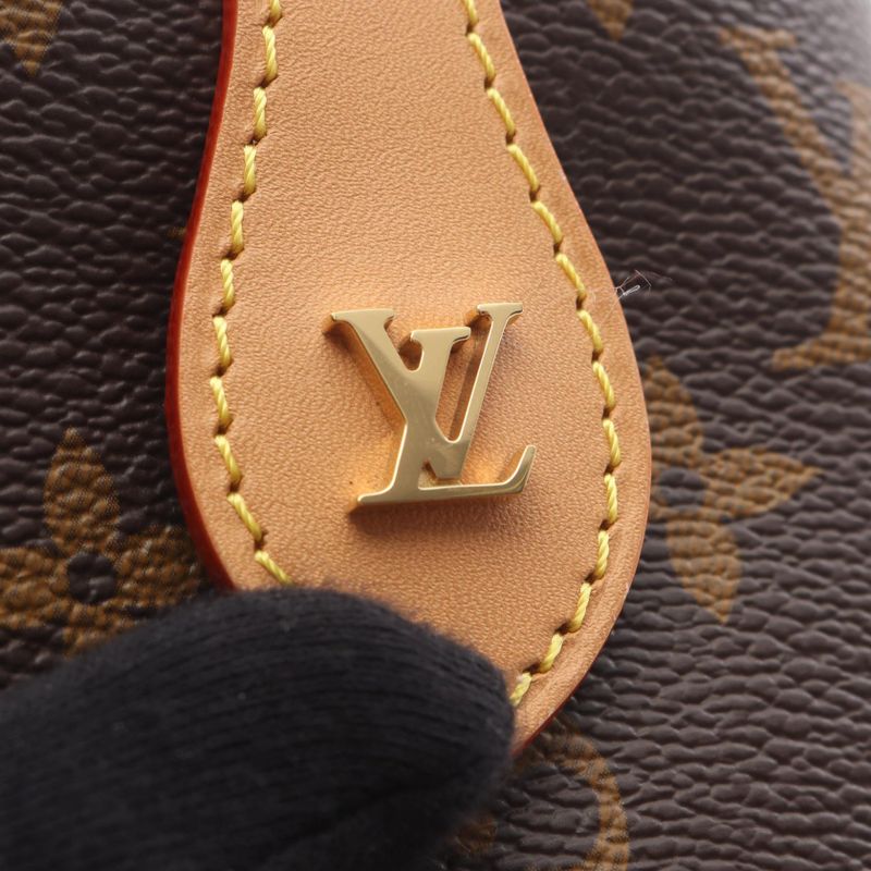 Louis Vuitton Shoulder Bag Fold Me Pouch Canvas Leather