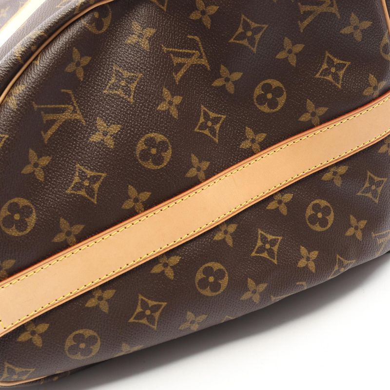 Louis Vuitton Boston Bag Keepall Bandouliere 55 Canvas Leather