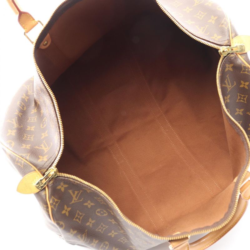 Louis Vuitton Boston Bag Keepall 55 Canvas Leather