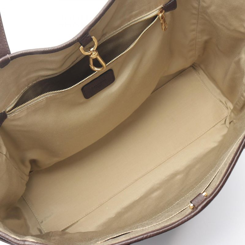 Loewe Tote Heritage Dark Brown Leather Large