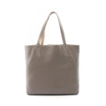Hermes Tote Double Sens 45 Ethane Argil Leather Ethane Gray Beige