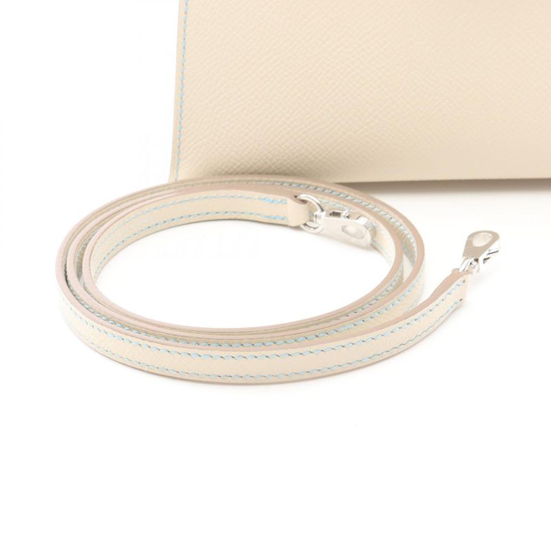 Hermes Handbag Mini Kelly 2 Cles Light Blue