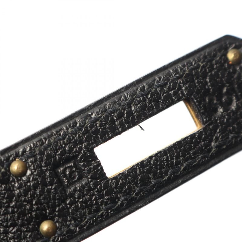 Hermes Handbag Birkin 40 Black Leather