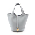 Hermes Handbag Picotin Lock PM Gripantin Leather Gray Gripantan