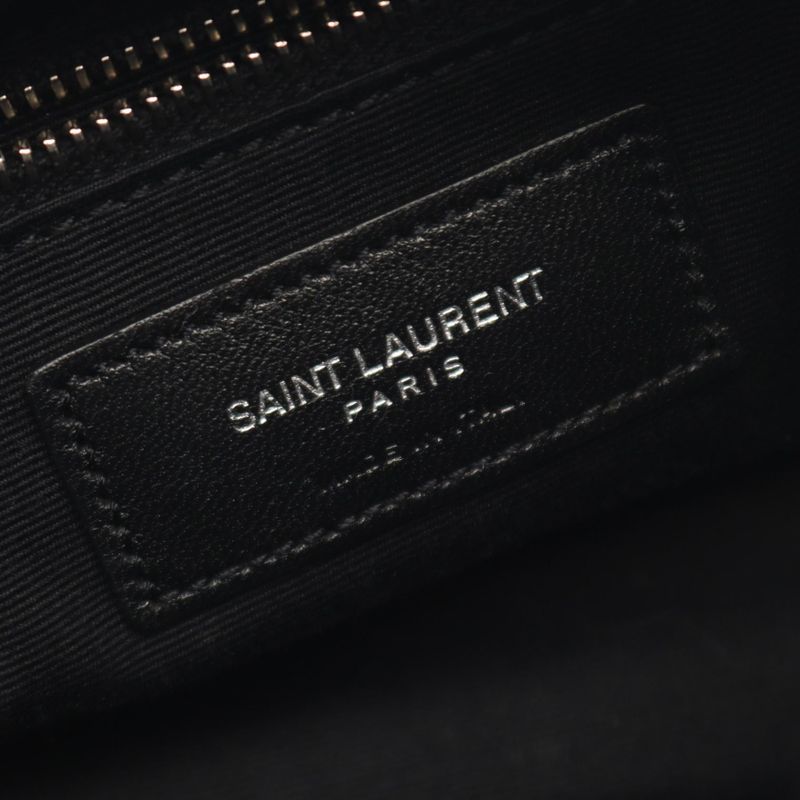 Saint Laurent Paris Shoulder Bag Lou Black Leather Lou Chain