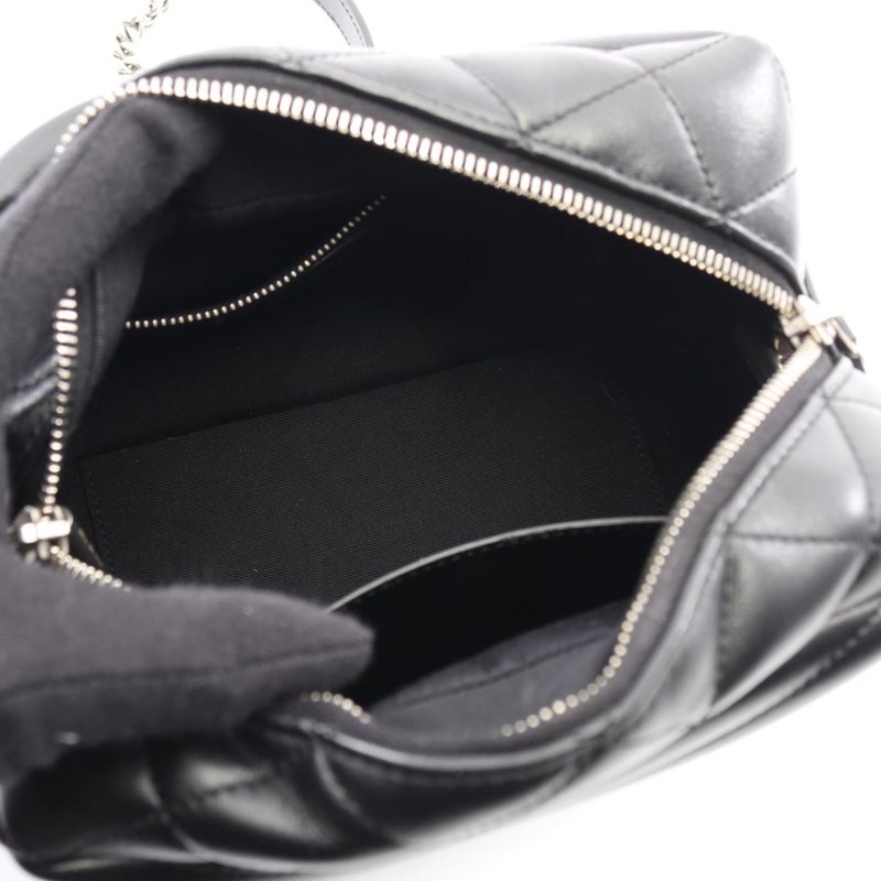 Saint Laurent Paris Shoulder Bag Lou Black Leather Lou Chain