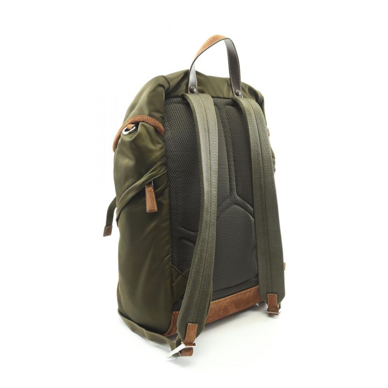 Prada Backpack Re-Nylon Khaki Nylon Brown