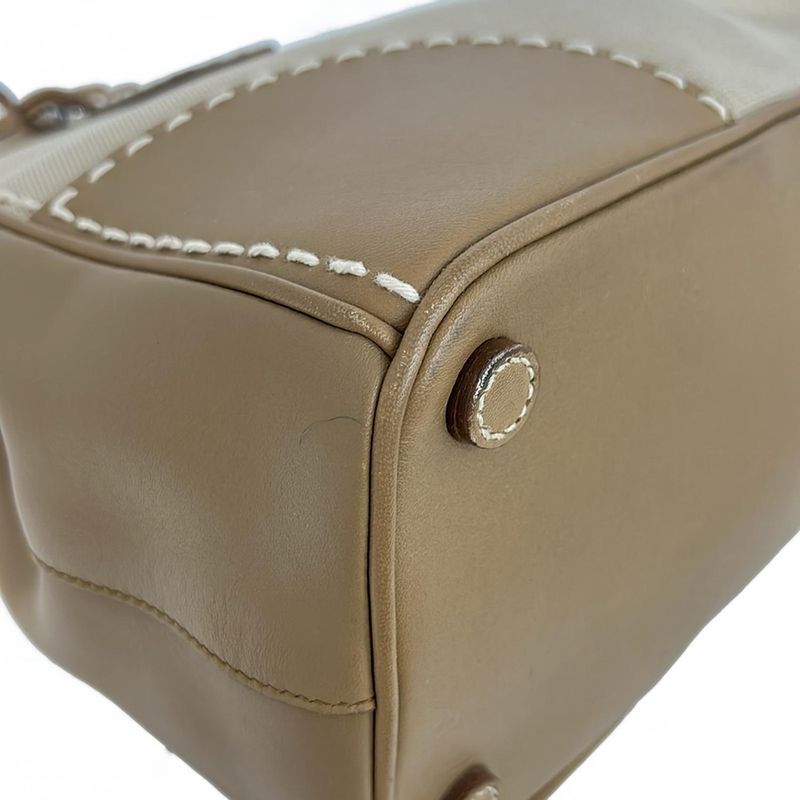 Prada Tote Canapa City Beige Leather