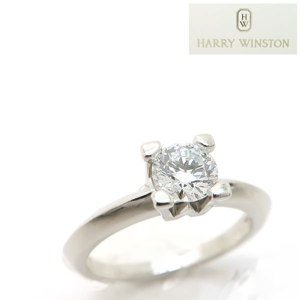 Harry Winston Diamond Vs2 EX Ring HW Logo
