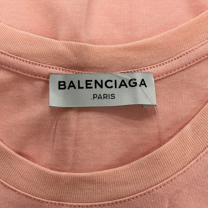 Balenciaga Tank Top S Pink Beige Deformed