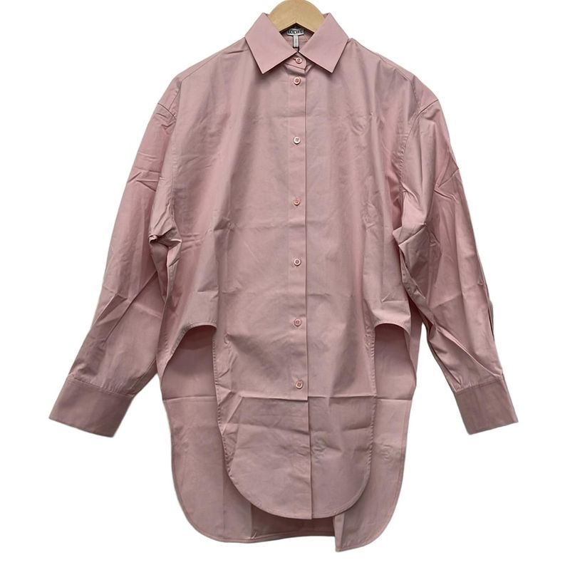Loewe Long Sleeve Shirt Blouse 32 XS Light Pink Soft