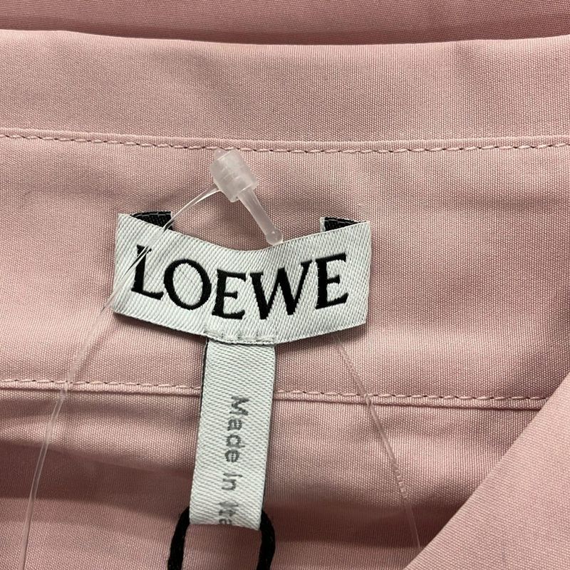 Loewe Long Sleeve Shirt Blouse 32 XS Light Pink Soft