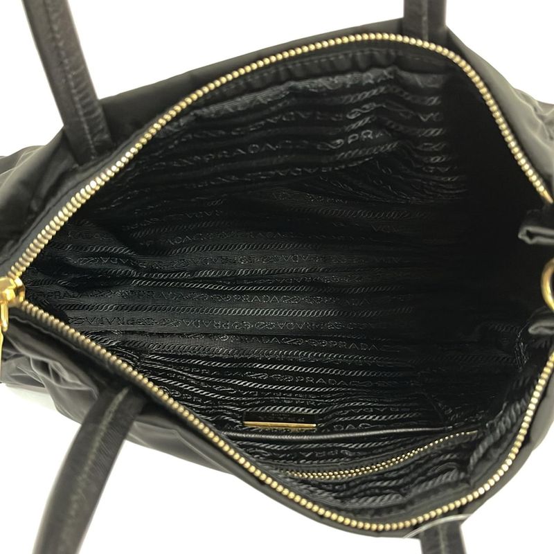 Prada Handbag Black Leather