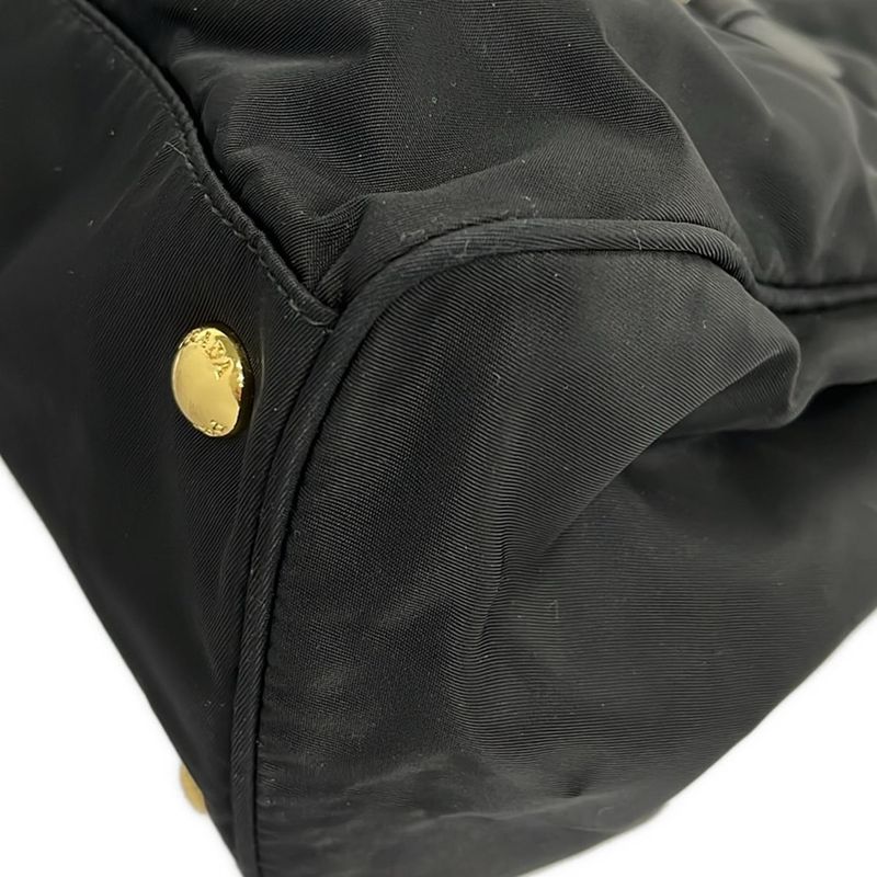 Prada Handbag Black Leather